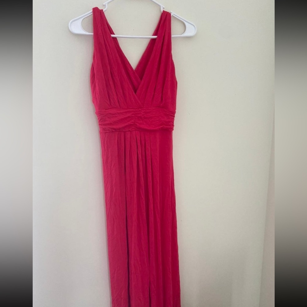 Long pink dress
